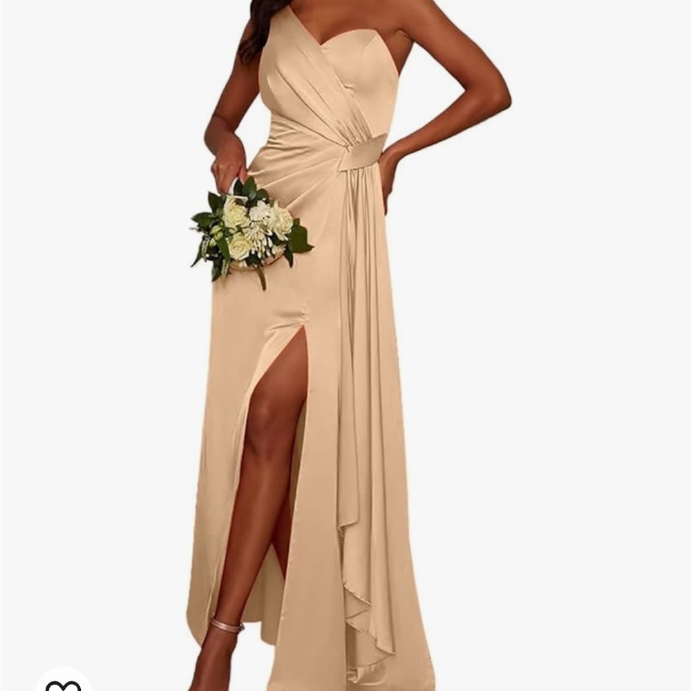 Champagne size 10 formal gown